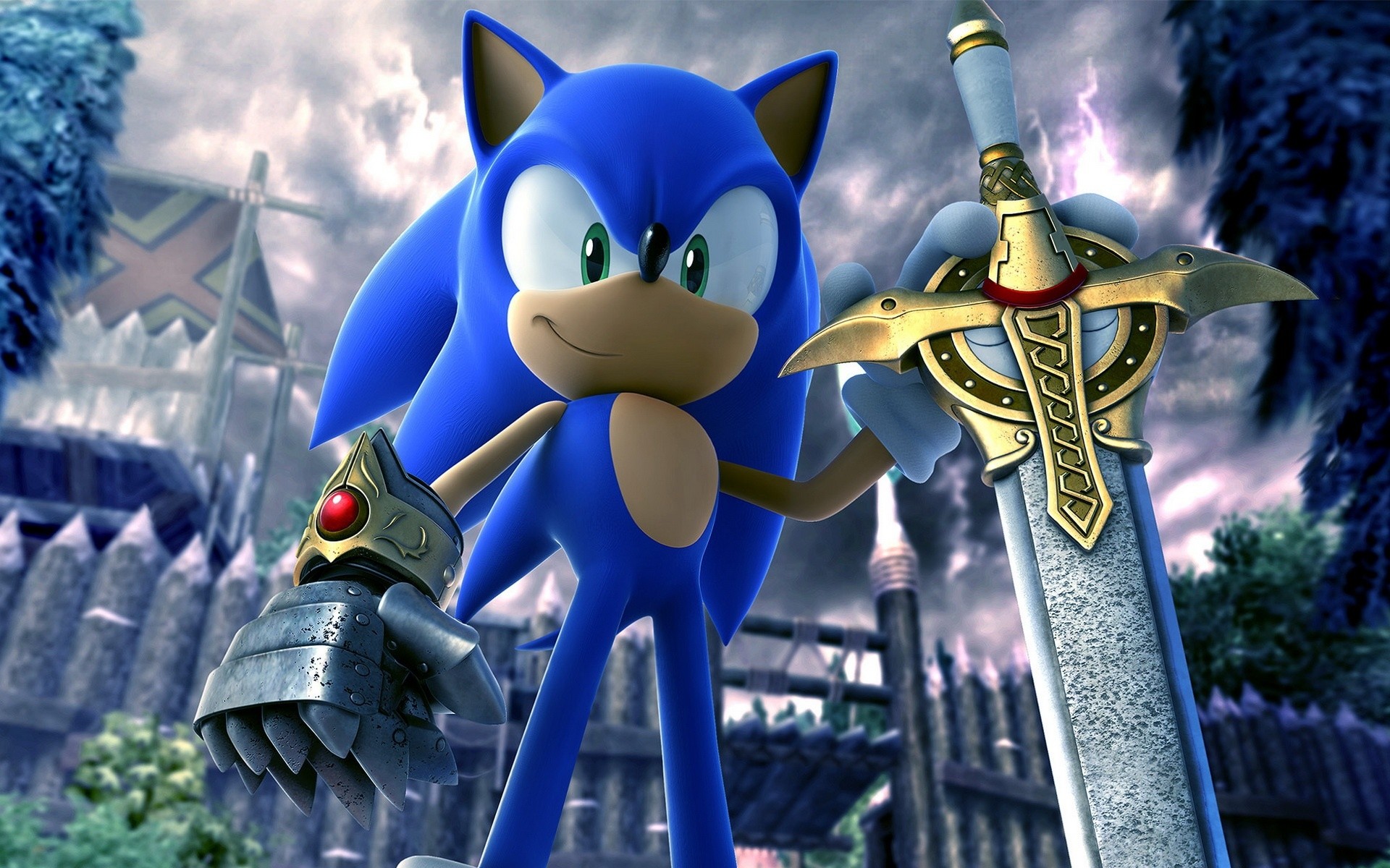 Sonic The Black Knight Games Wallpaper