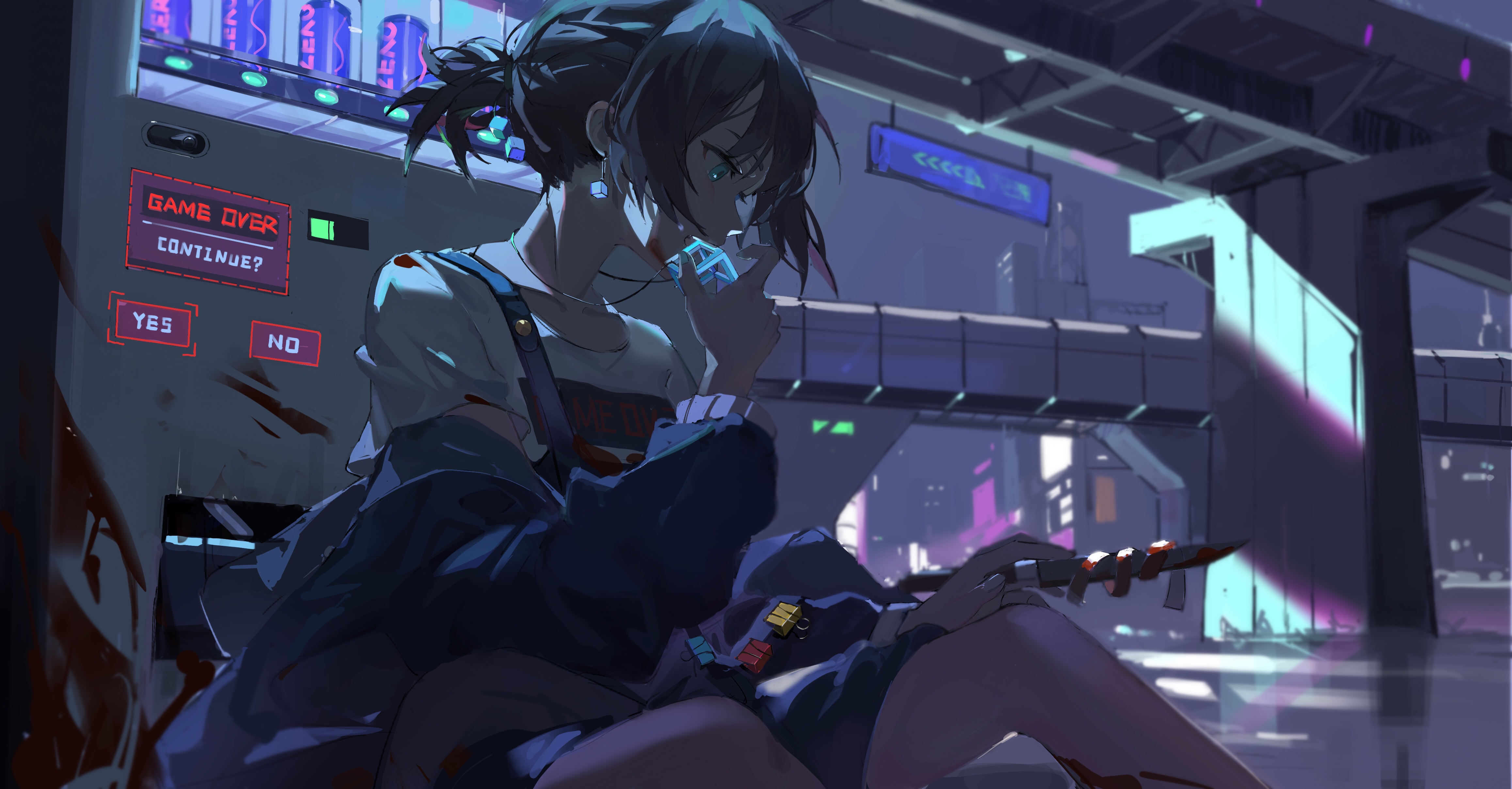 Anime Girl 4k Ultra HD Wallpaper By