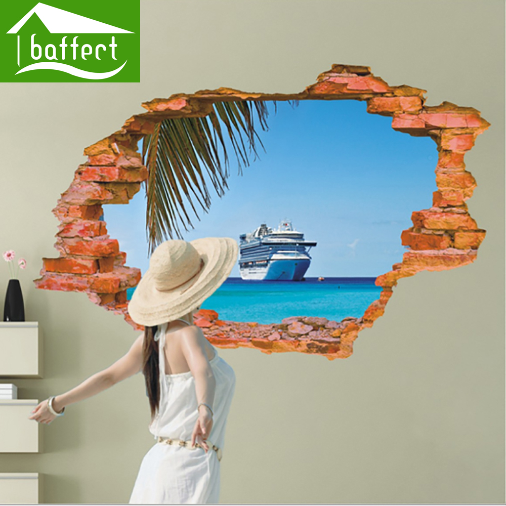 Creative Arts Ocean Sea Ship Stylish Personality And 3d