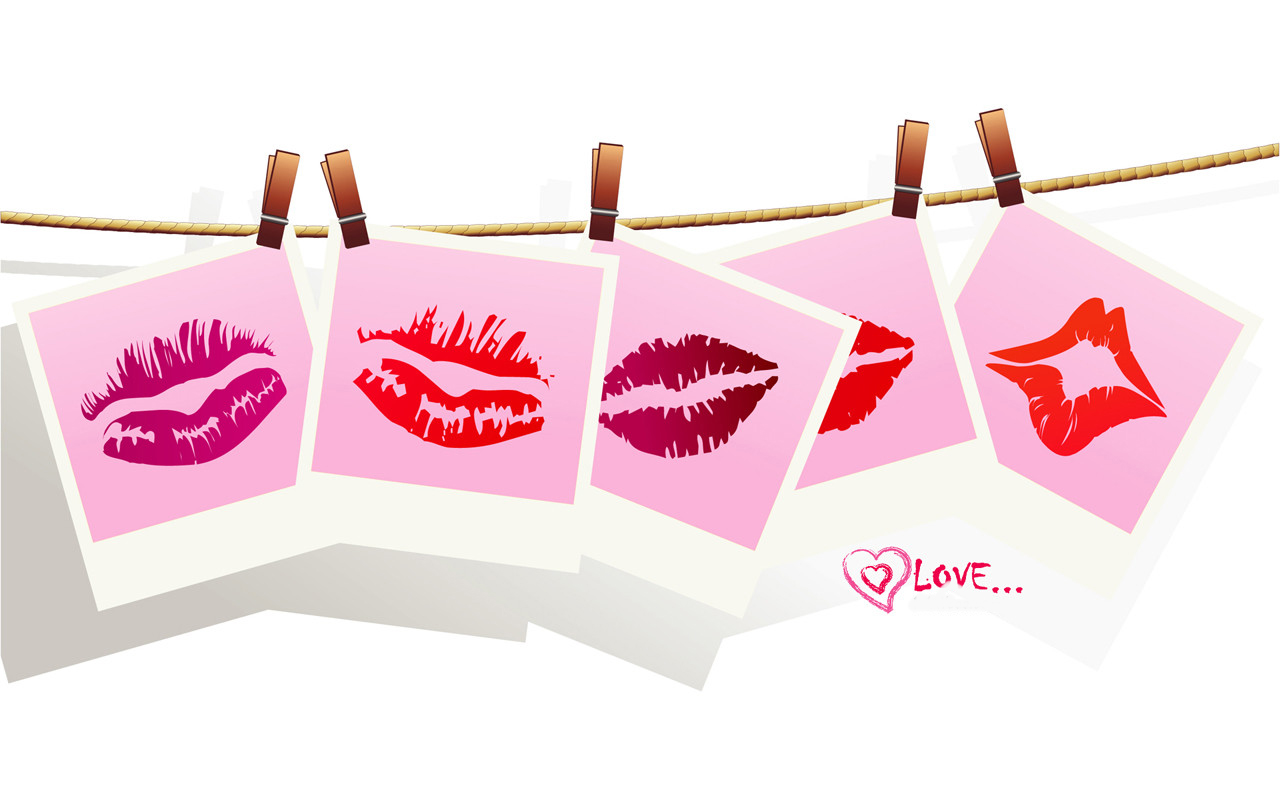 Valentine S Kiss Wallpaper