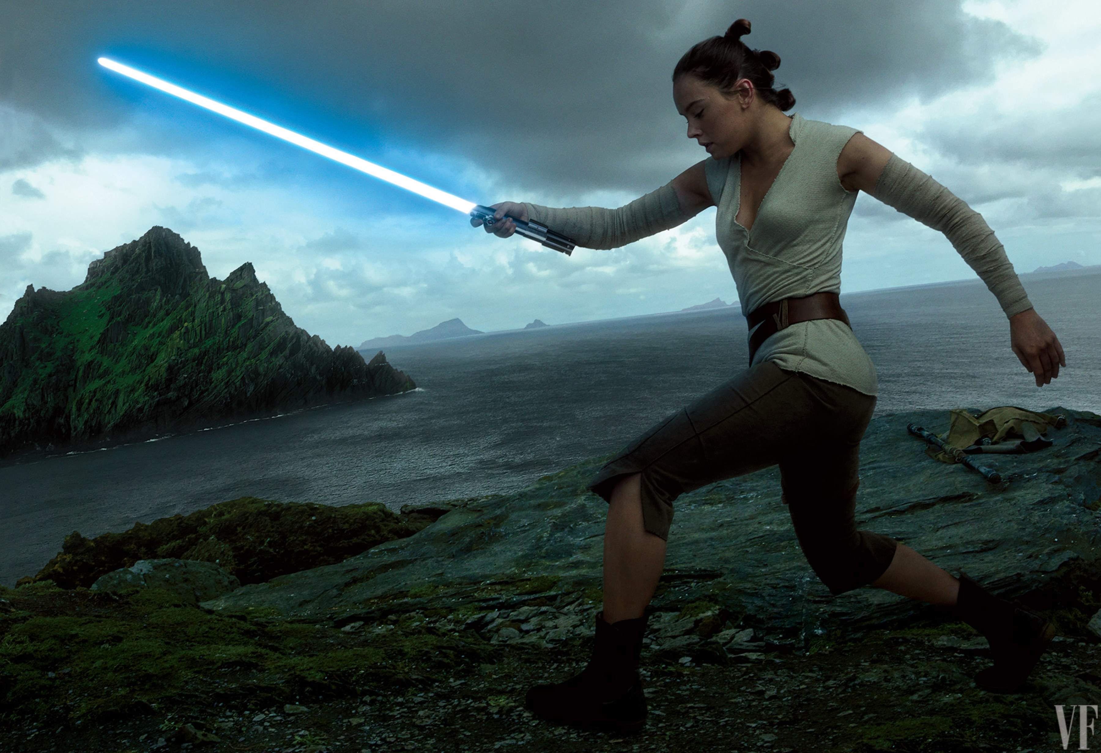 Rey In The Last Jedi Full HD Wallpaper And Background