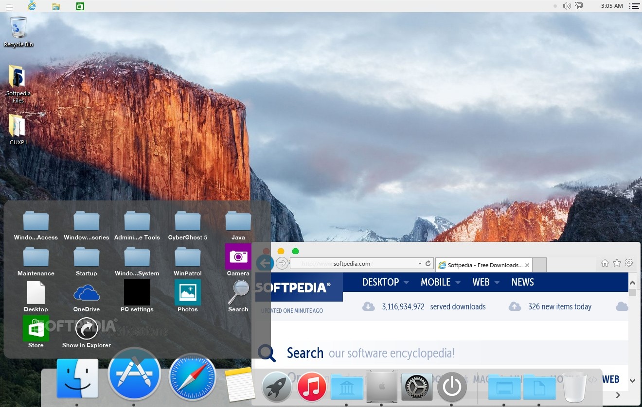 Os X Mavericks Ux Pack Will Theme Your Windows Desktop With
