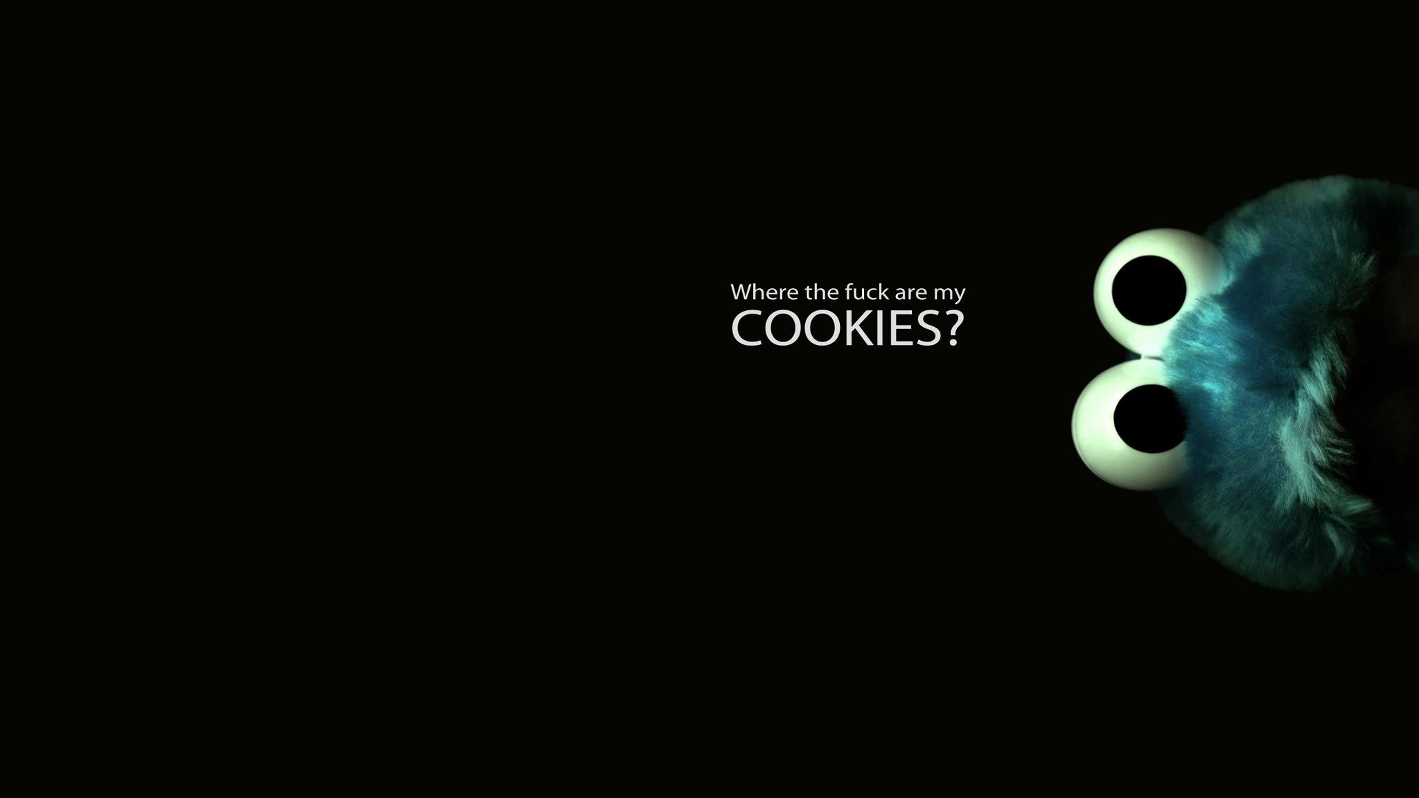 Funny Background Cookie Monster HD Wallpaper