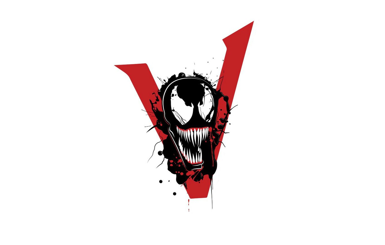 Wallpaper Background Logo Sony Marvel Venom