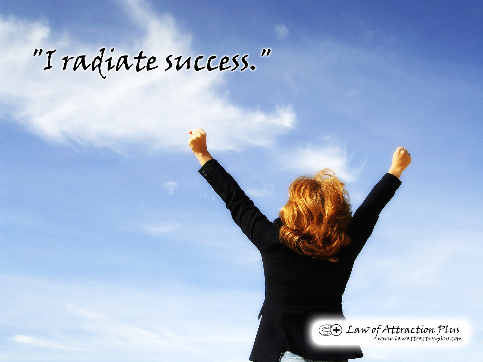 Wallpaper With Decree And Positive Affirmation About Success