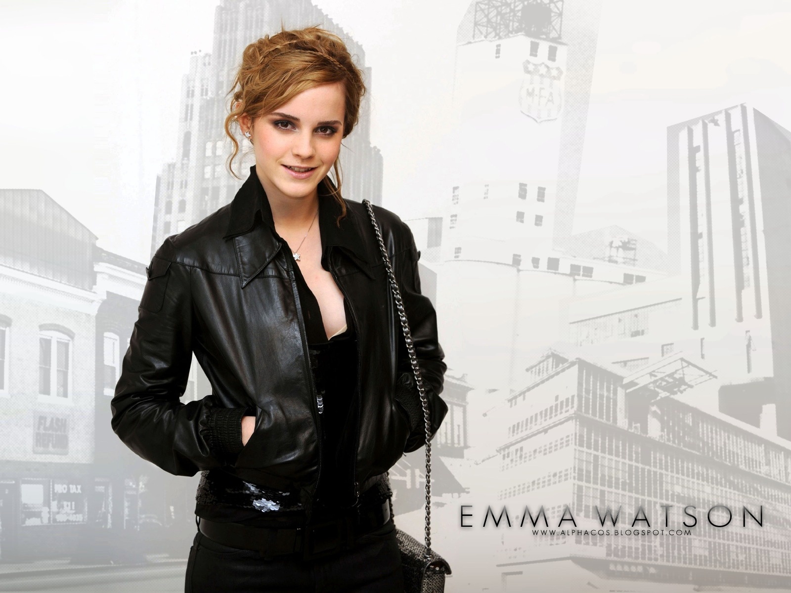 Freaking Spot Emma Watson Full HD 1080p Wallpaper