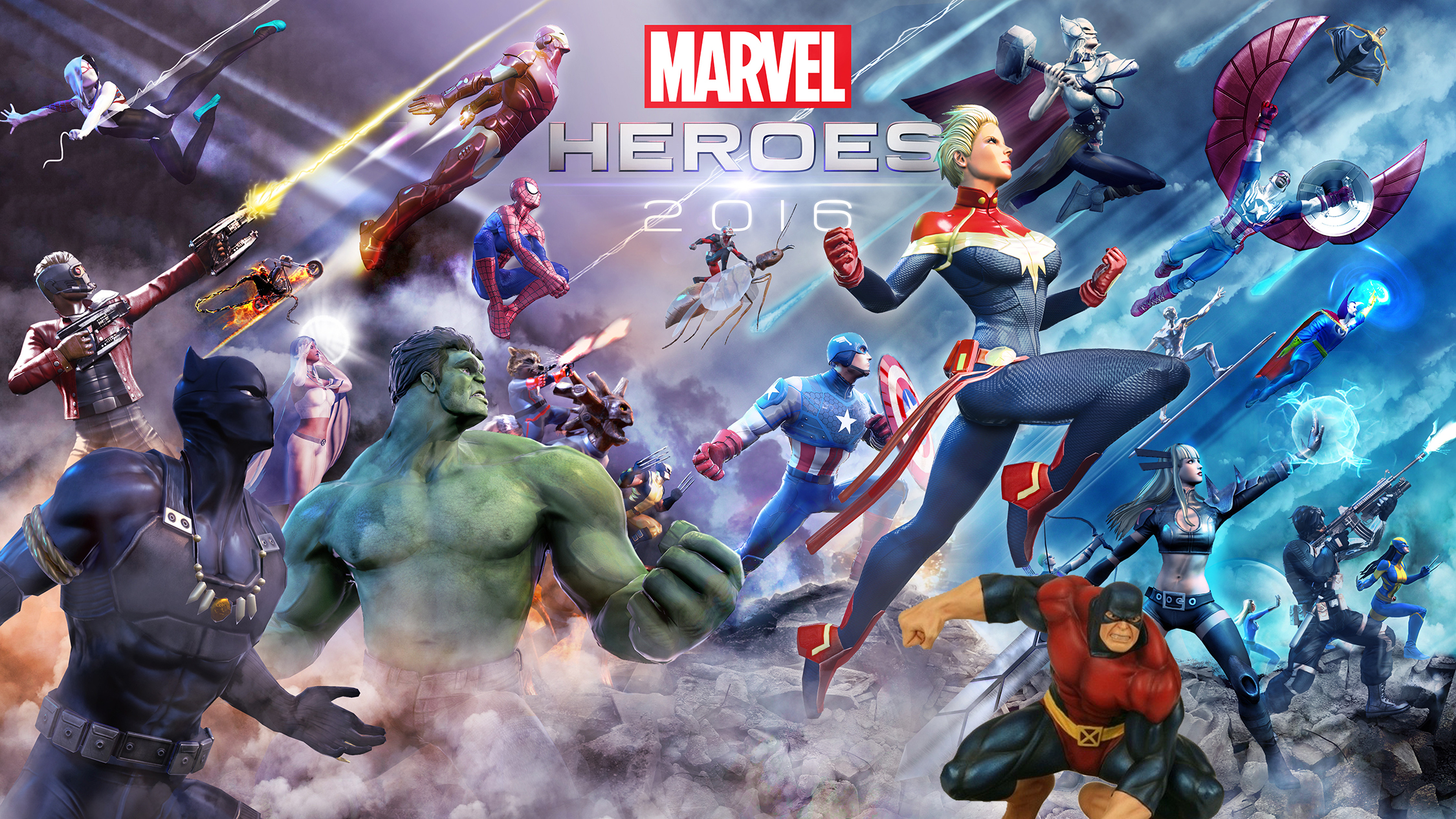Photoshop The Marvel Heroes Wallpaper