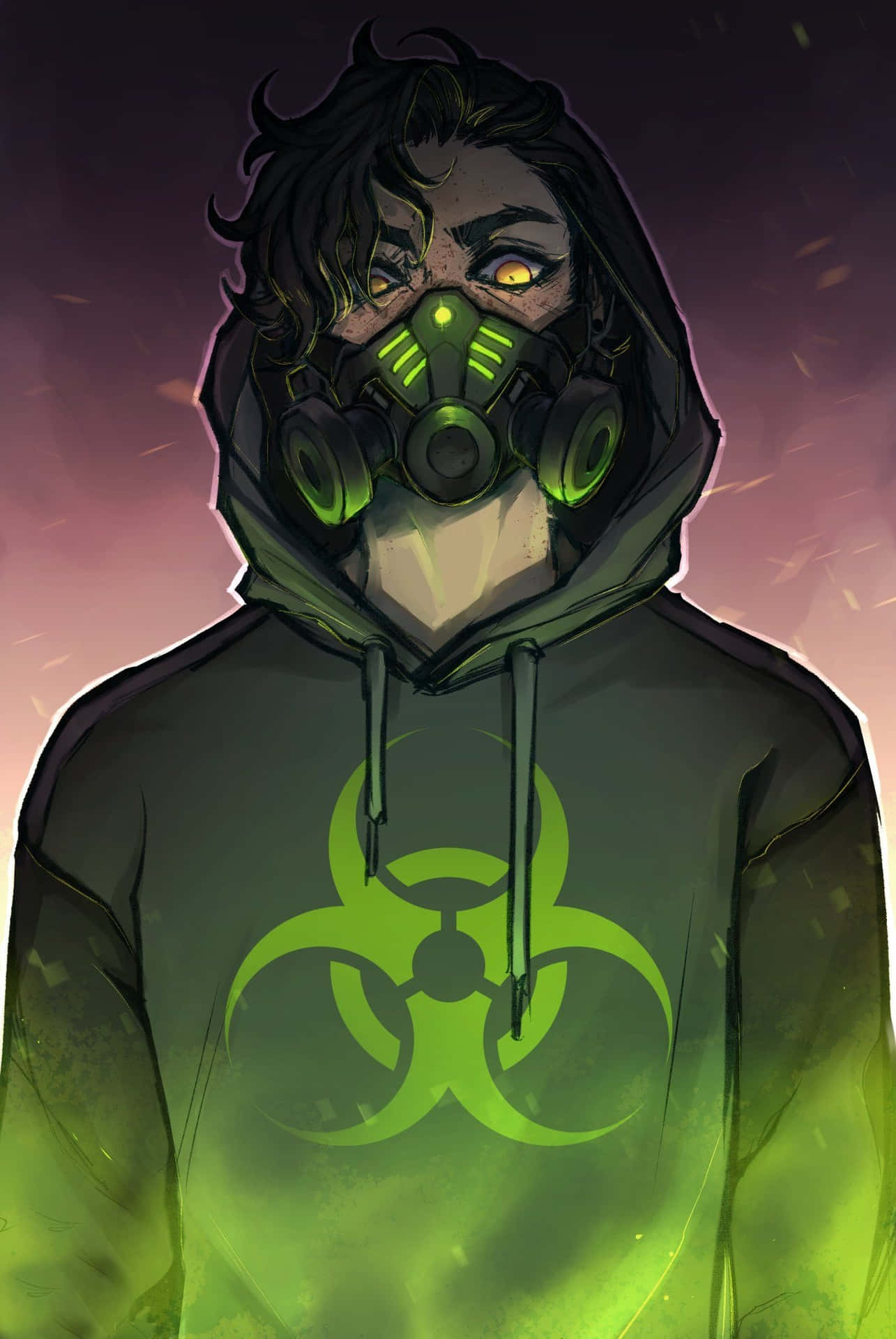 Anime Boy With Mask Wallpaper