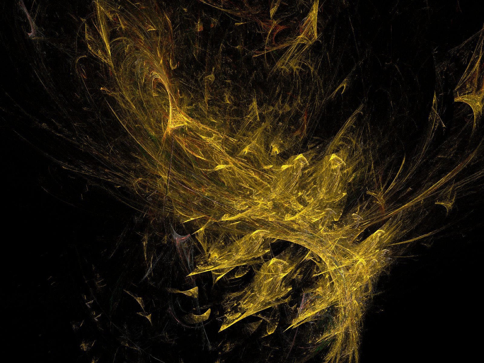 Black Background HD Yellow And