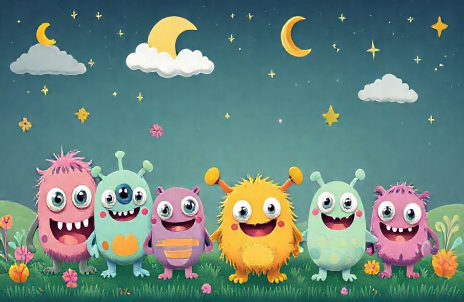 Cute Monster Wallpaper