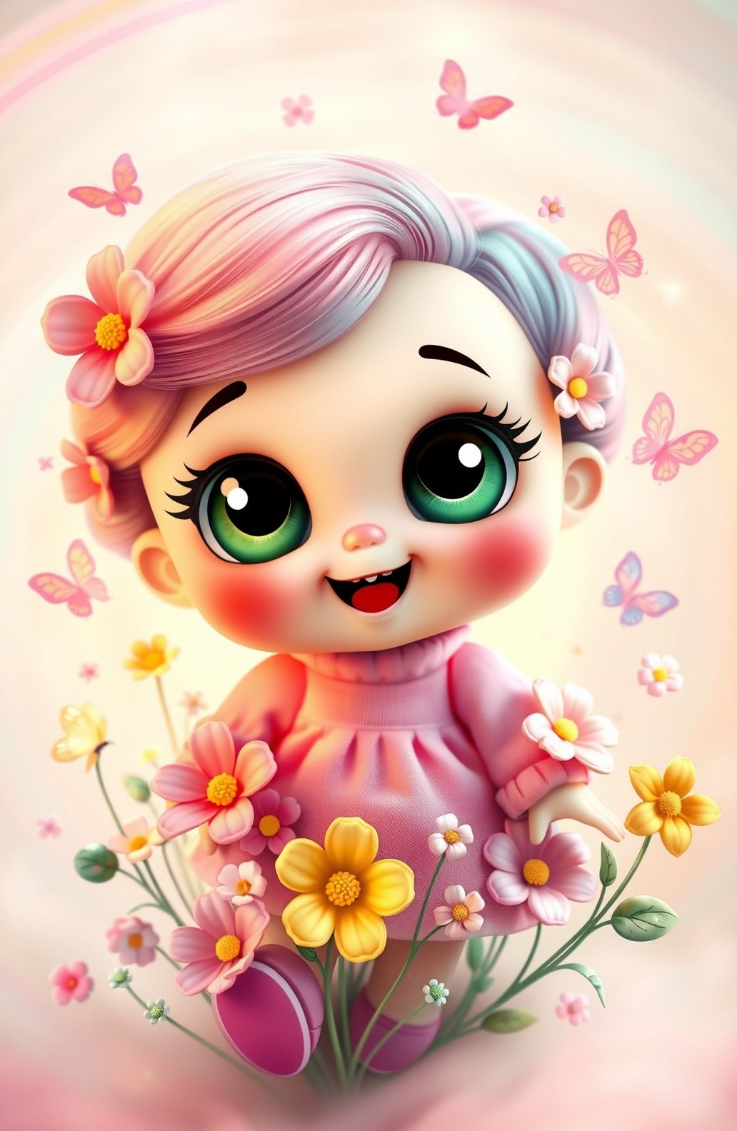 Cute Doll Wallpaper