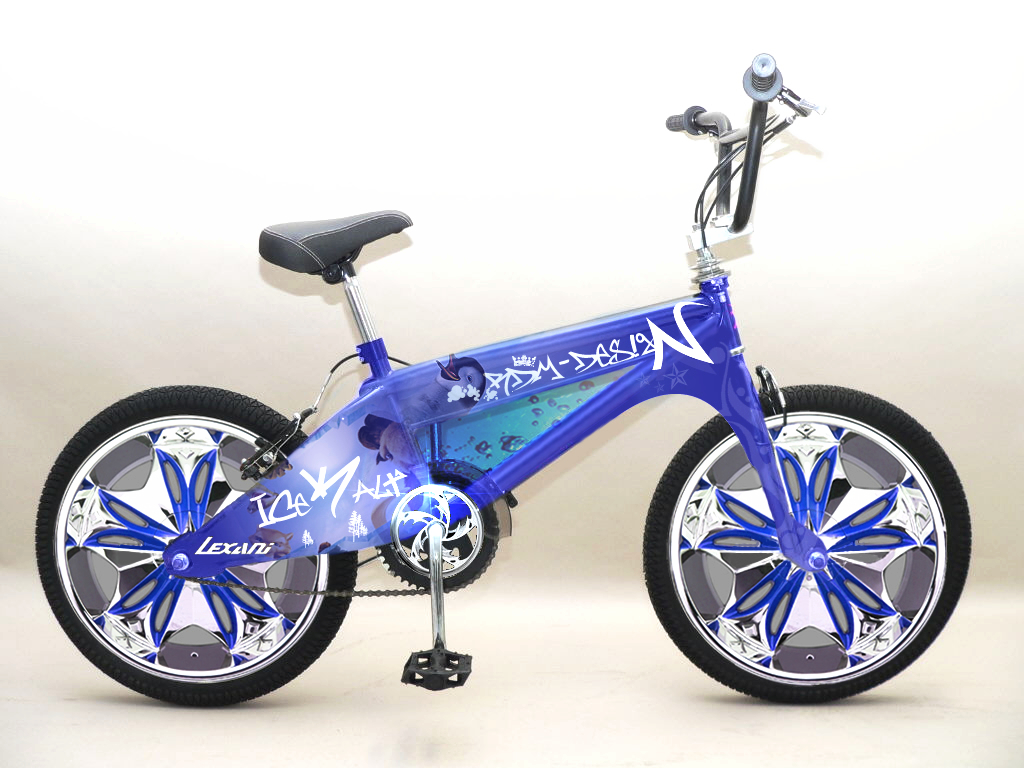 Blue Cool Bmx Cycle Wallpaper For Android With