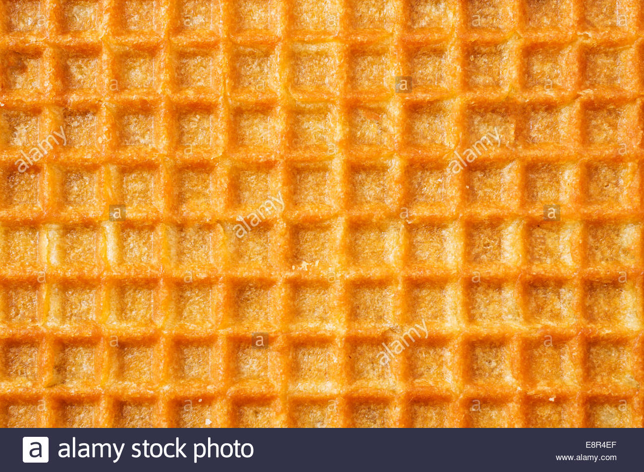 Waffles Background Cell Texture Closeup Stock Photo