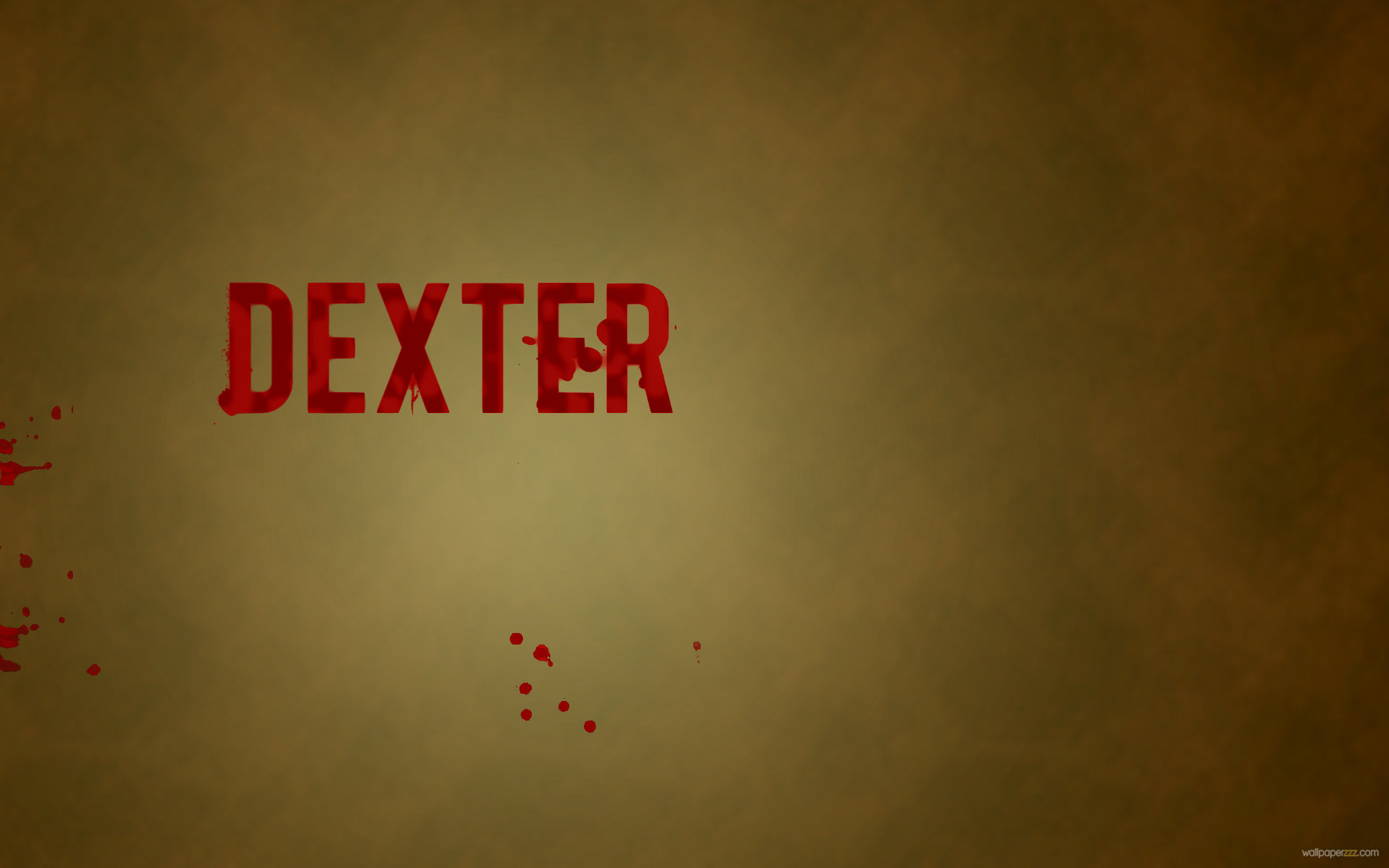 logo dexter bloody widescreen wallpaper shows hires wallpapers