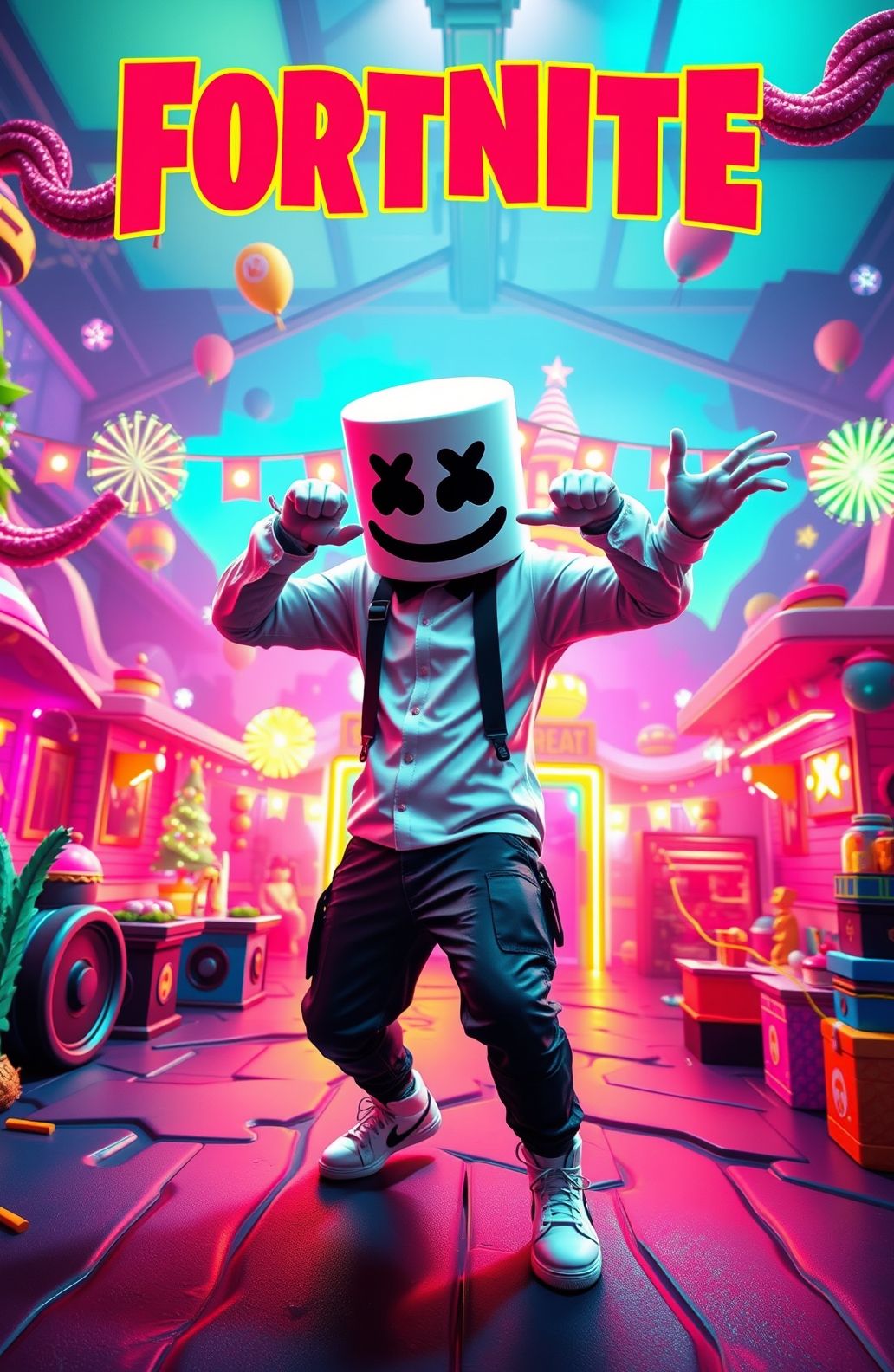 Marshmello Fortnite Wallpaper