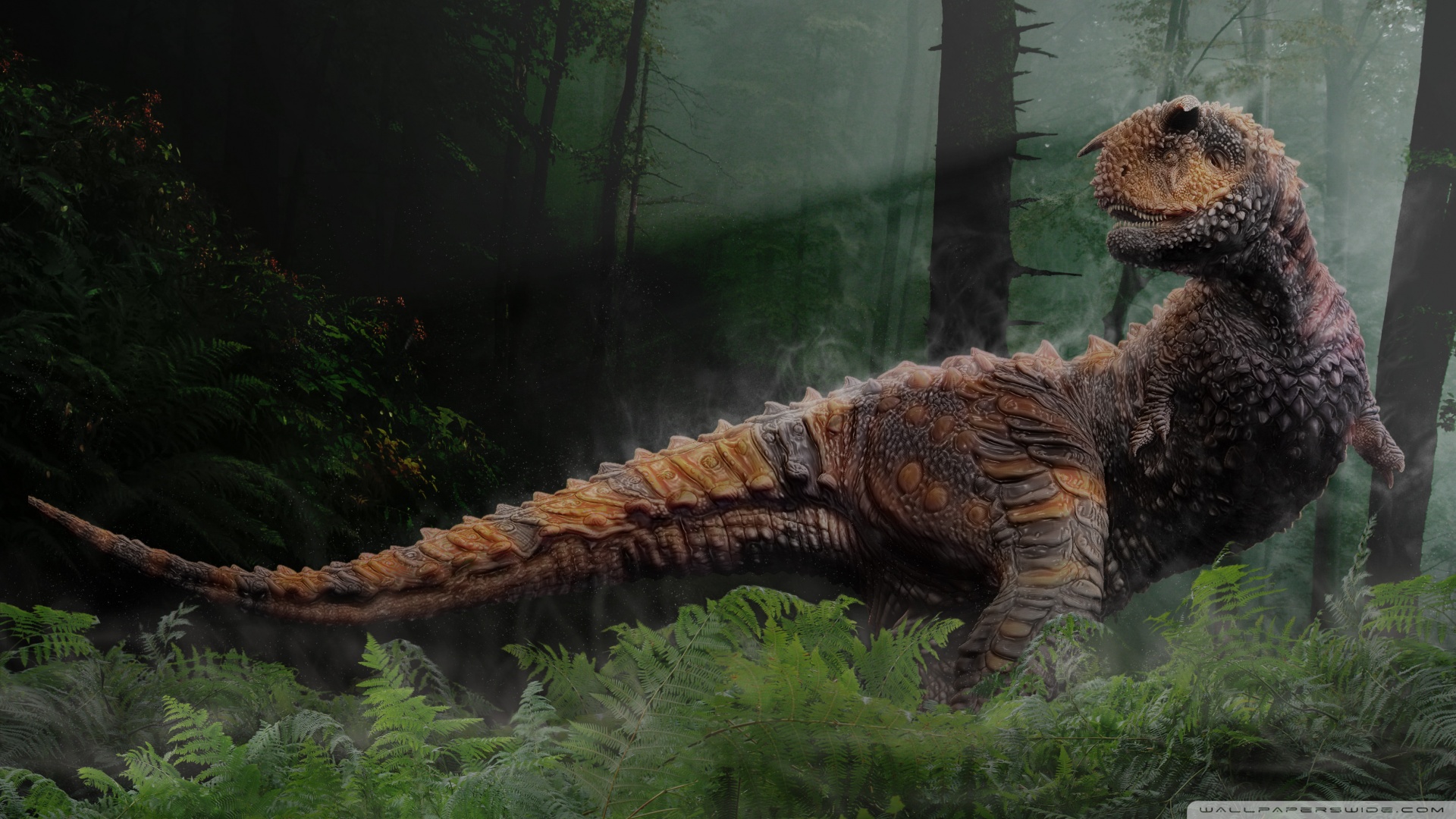 Carnotaurus Sastrei Dinosaur 4k HD Desktop Wallpaper For