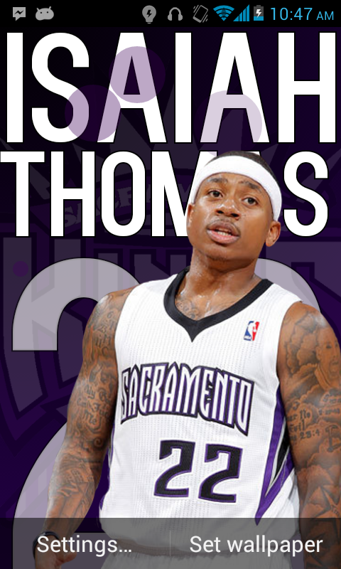 Isaiah Thomas Live Wallpaper For Android