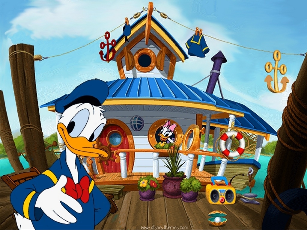 World Donald Duck Cartoon Wallpaper
