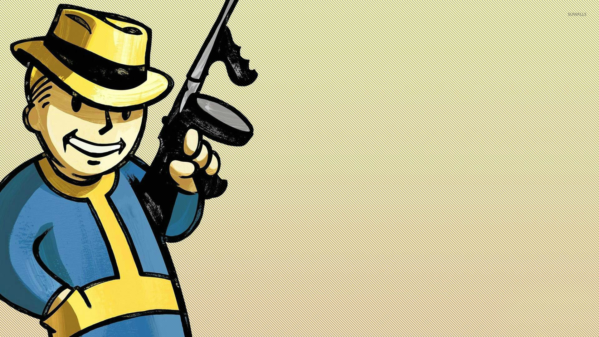 Fallout Vault Boy Wallpaper - WallpaperSafari