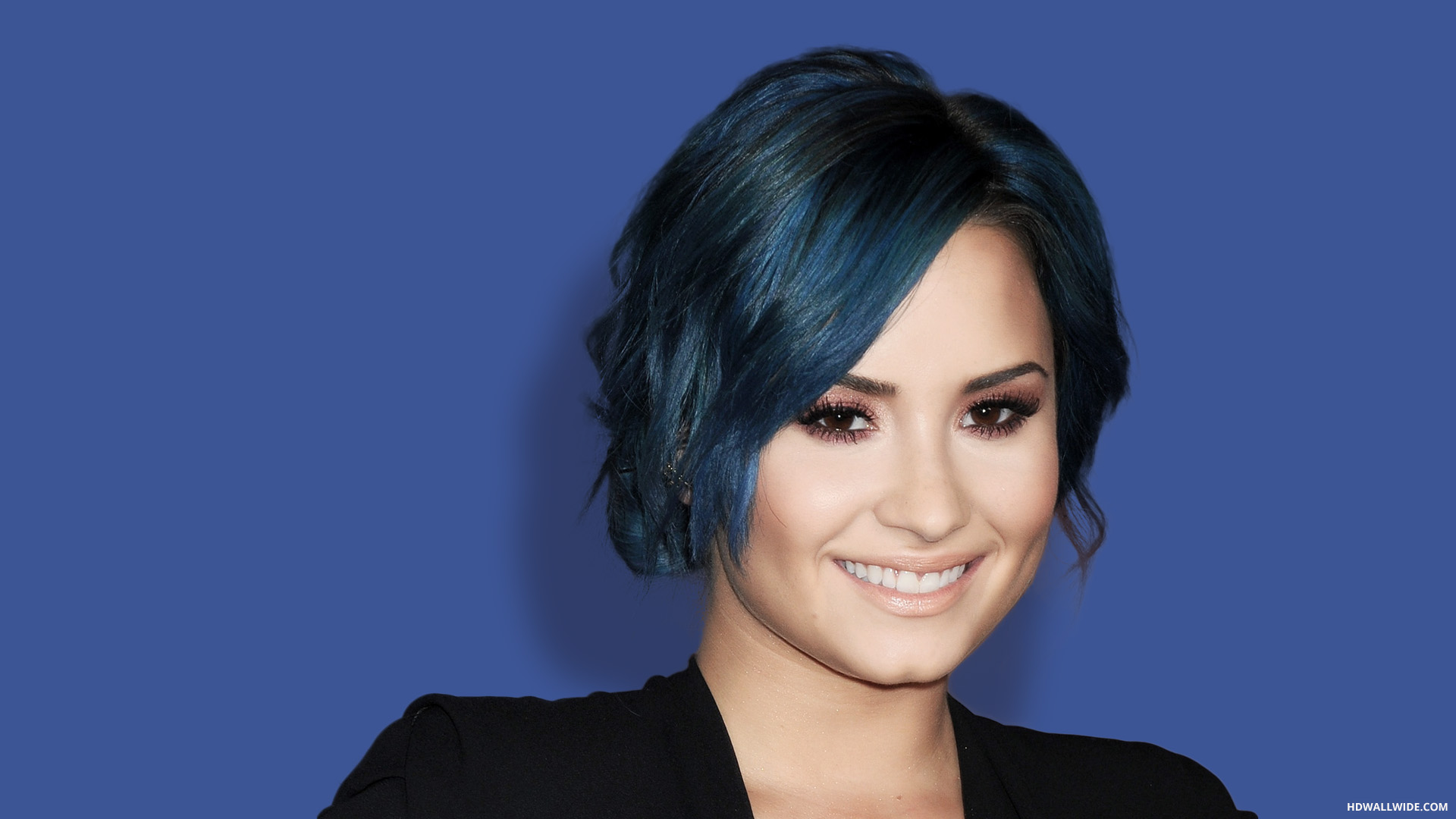 Demi Lovato HD Wallpaper 1080p Blue Upload At October