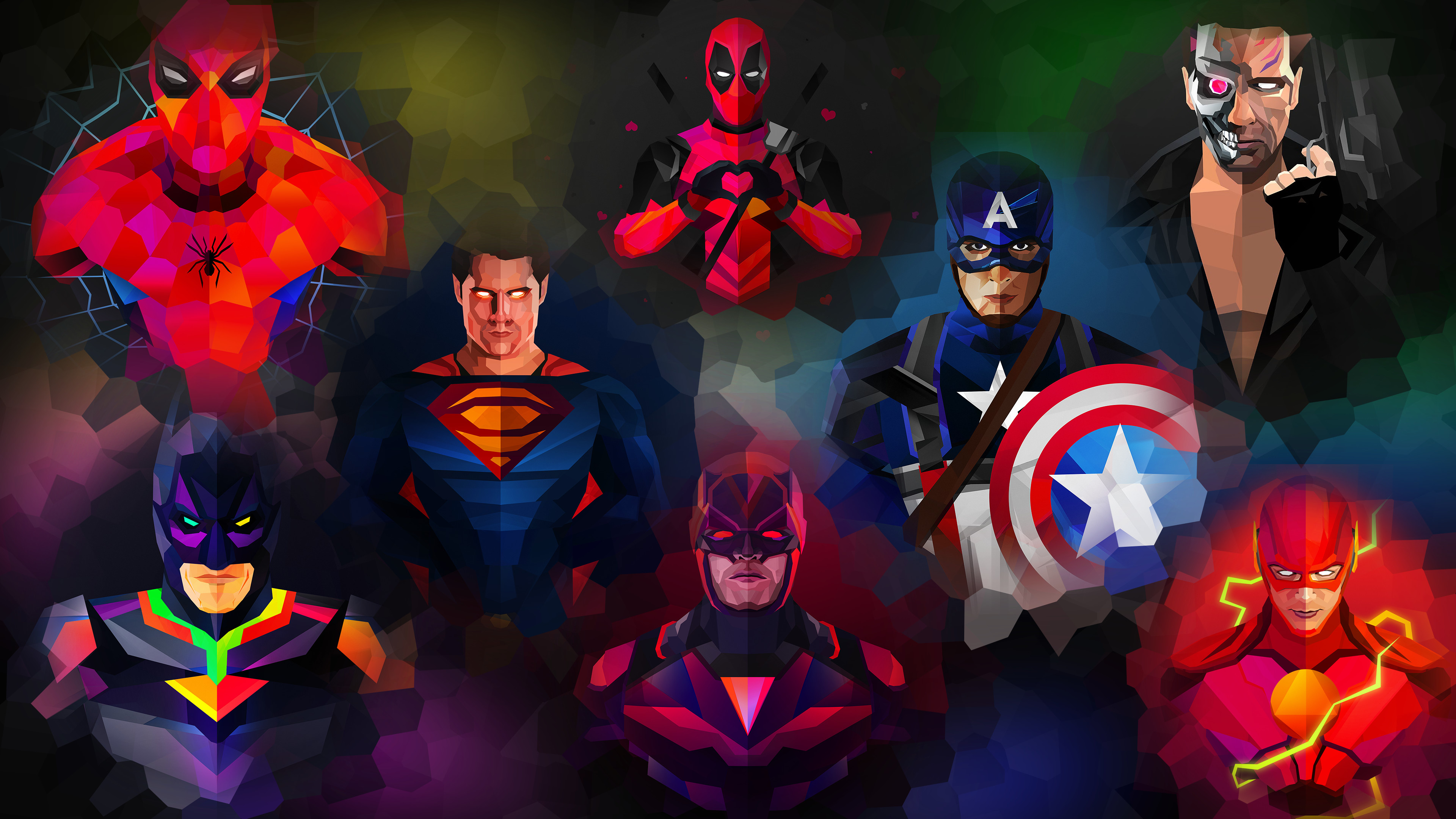 4k Superhero Wallpaper Image
