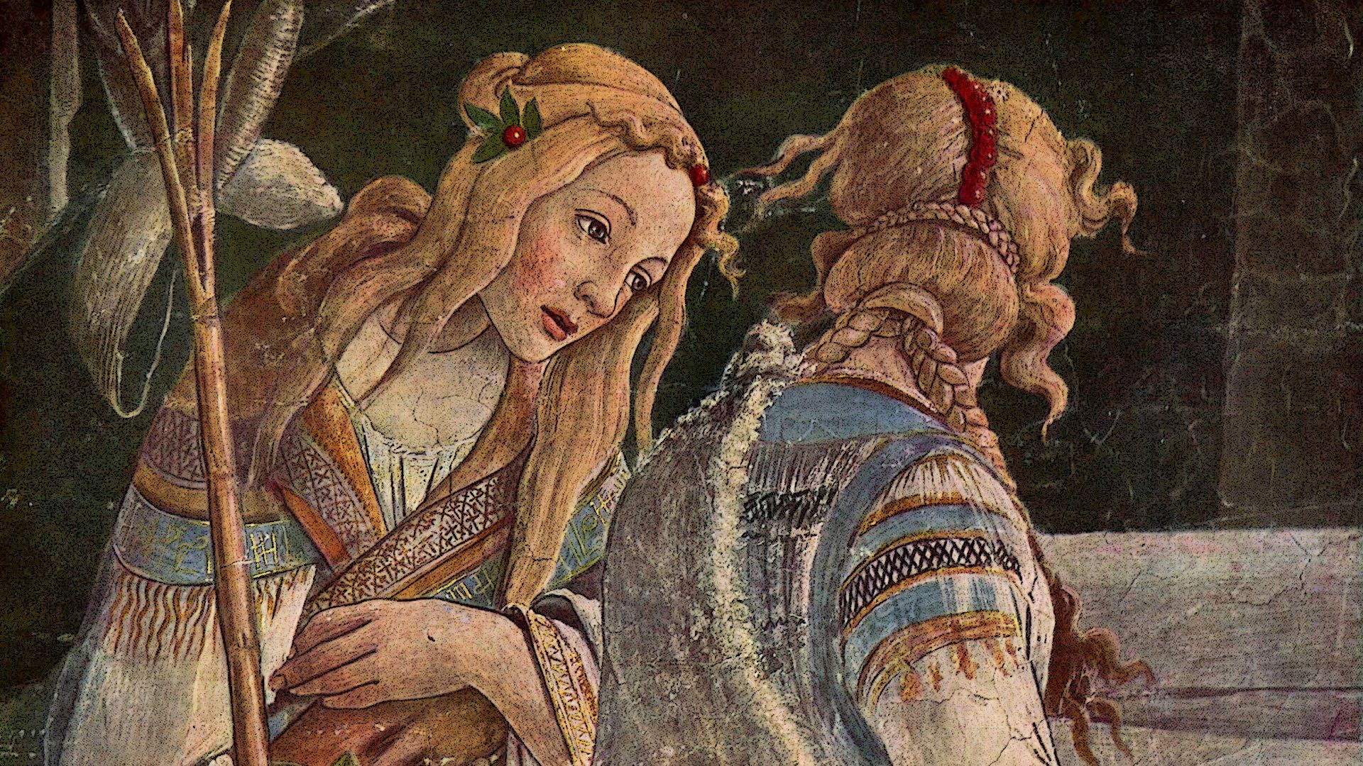 Botticelli Wallpaper Top Background