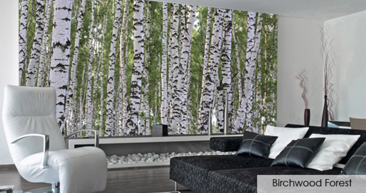 Room Interior Design In Forest Themes Wallpaper Mural Your