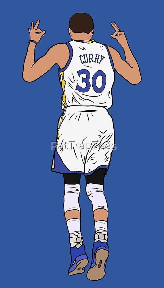 Steph Curry Point Celebration By Rattraptees In