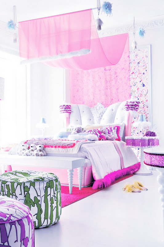 Design And Decorating Ideas For Teen Girls Luxurious Girly