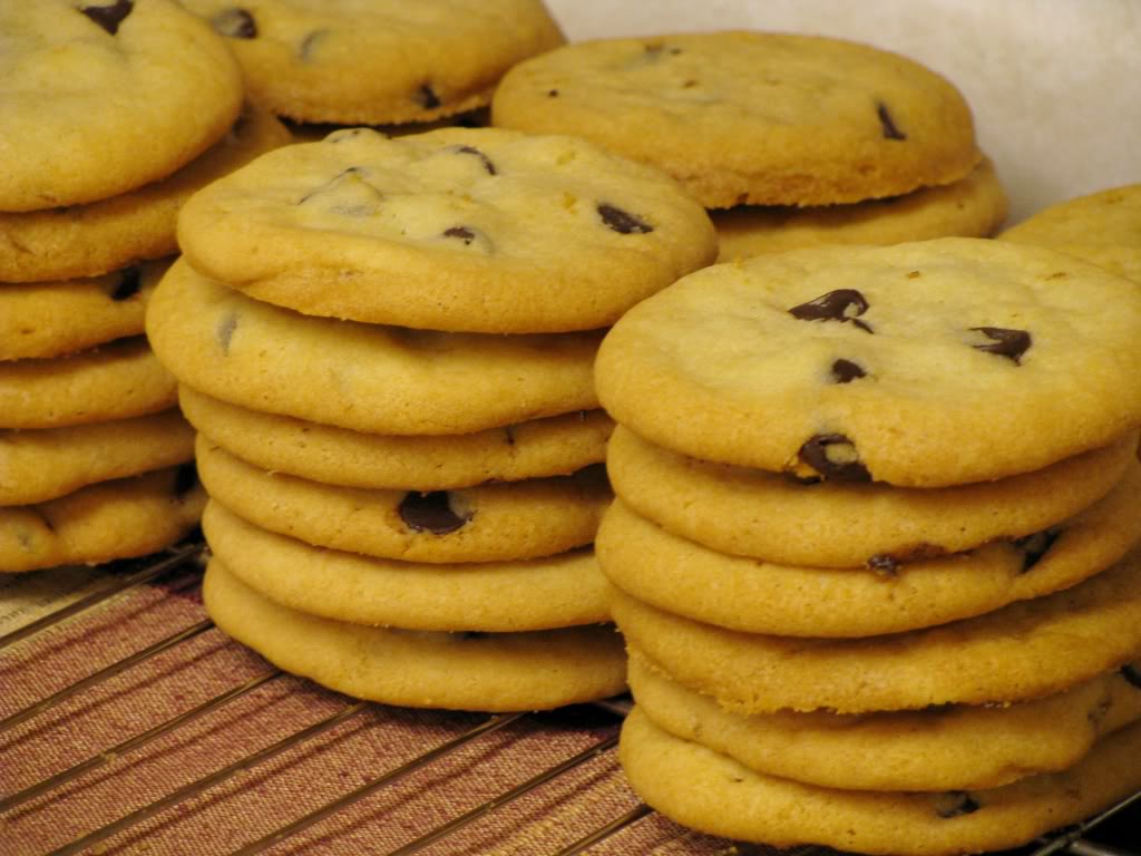 Delicious Chocolate Chip Cookies Wallpaper