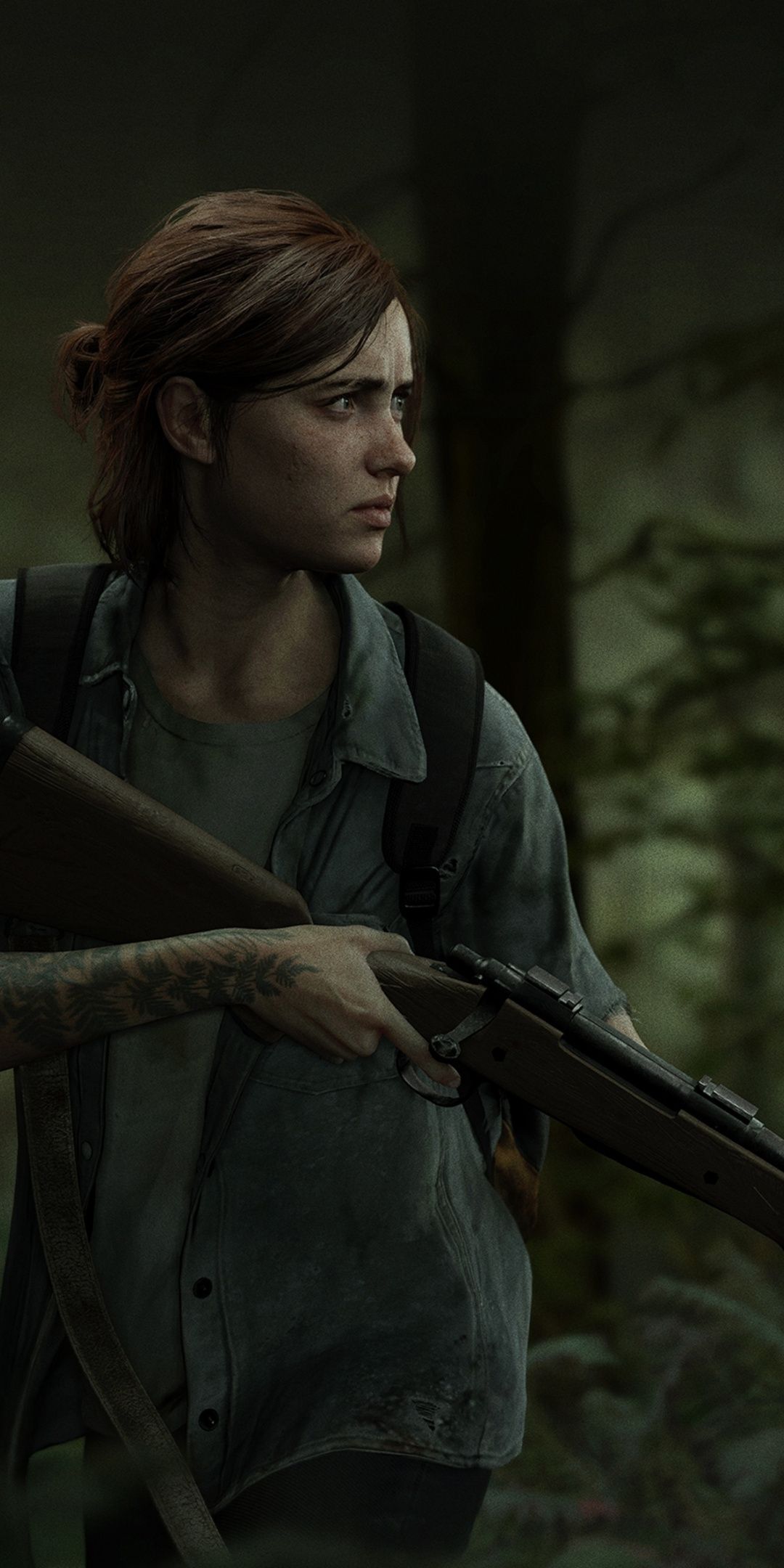 The Last Of Us Part 2 Ellie Face Portrait for Sams iPhone Wallpapers  Free Download