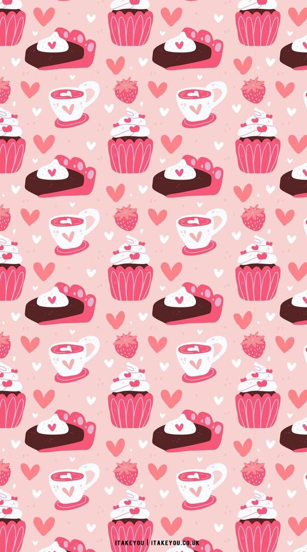 Cute Valentine S Day Wallpaper Ideas Cupcake Pie Heart I