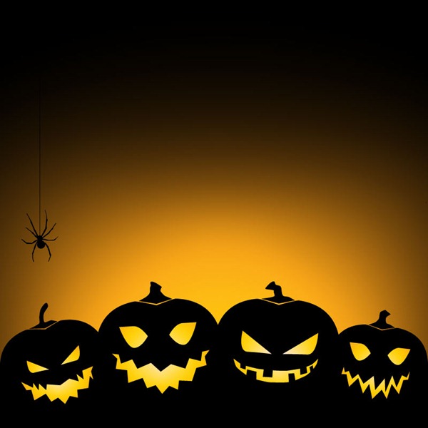 Halloween Pumpkins Background Vector Graphics My Photoshop