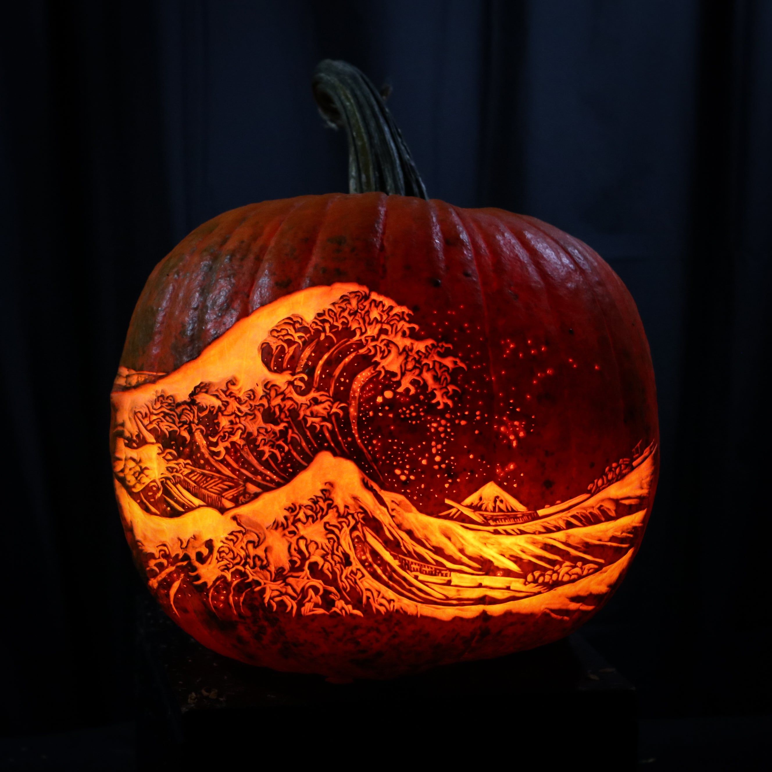 The Art Of Pumpkin Carving In Picture Wallpaper