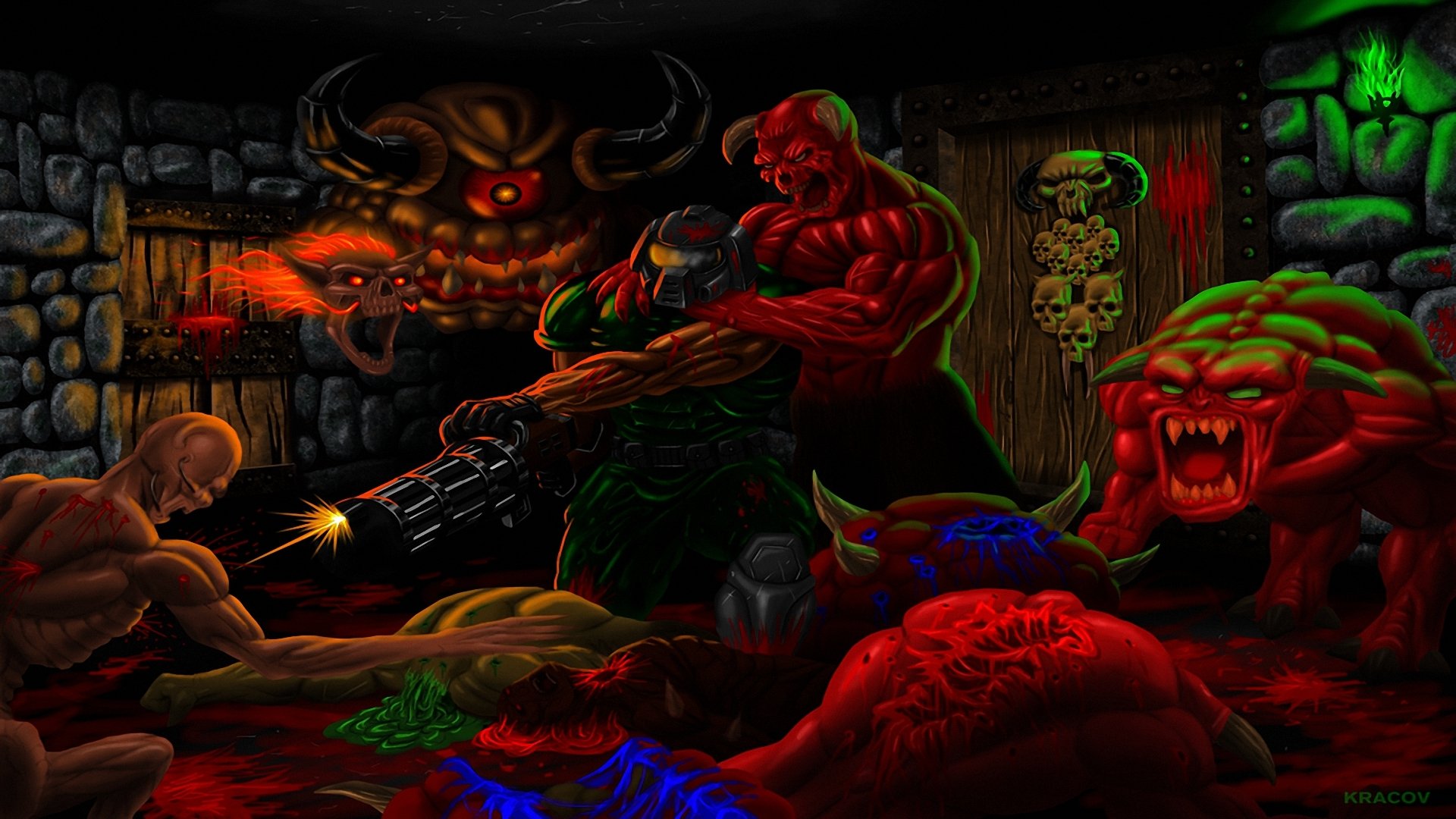Brutal Doom HD Wallpaper Background Image Id
