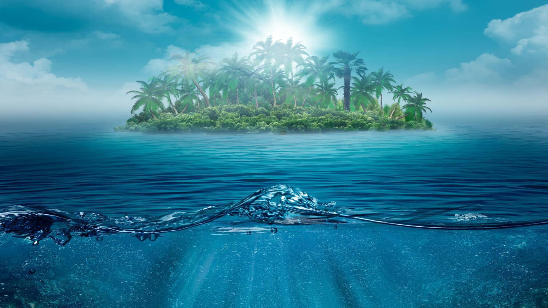 Tropical Island Ocean 4k iPad Underwater Photography