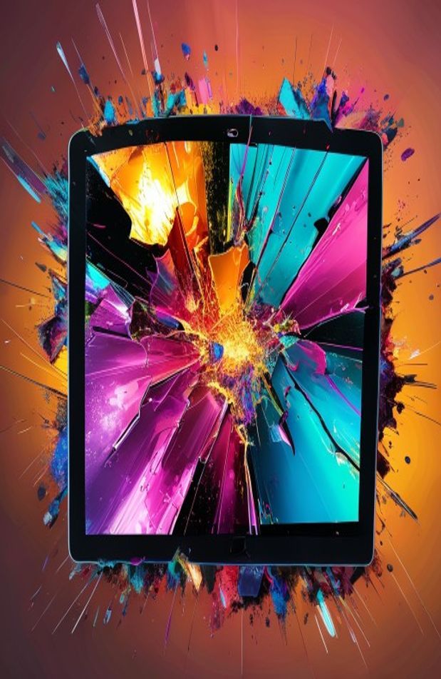 Broken iPad Wallpaper