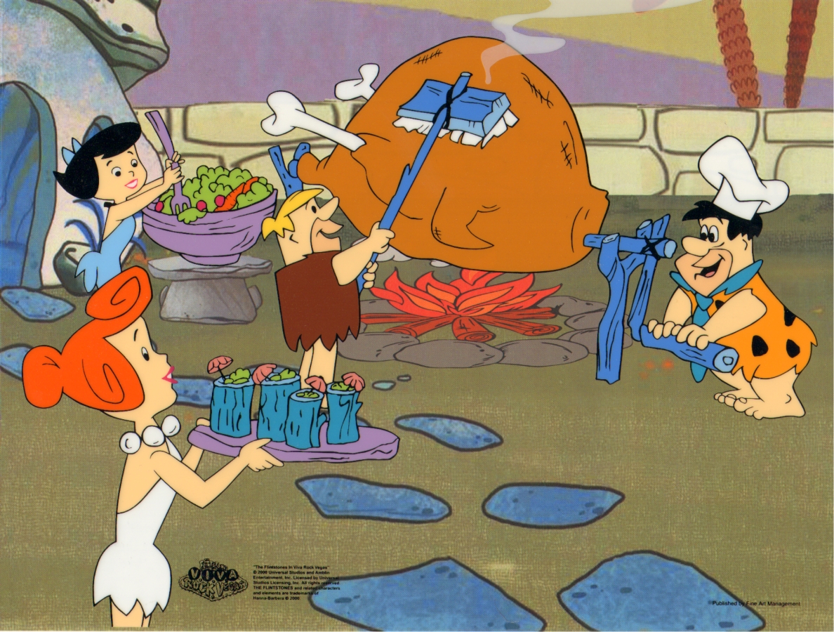 The Flintstones Image Animation Sericel Cel Wallpaper