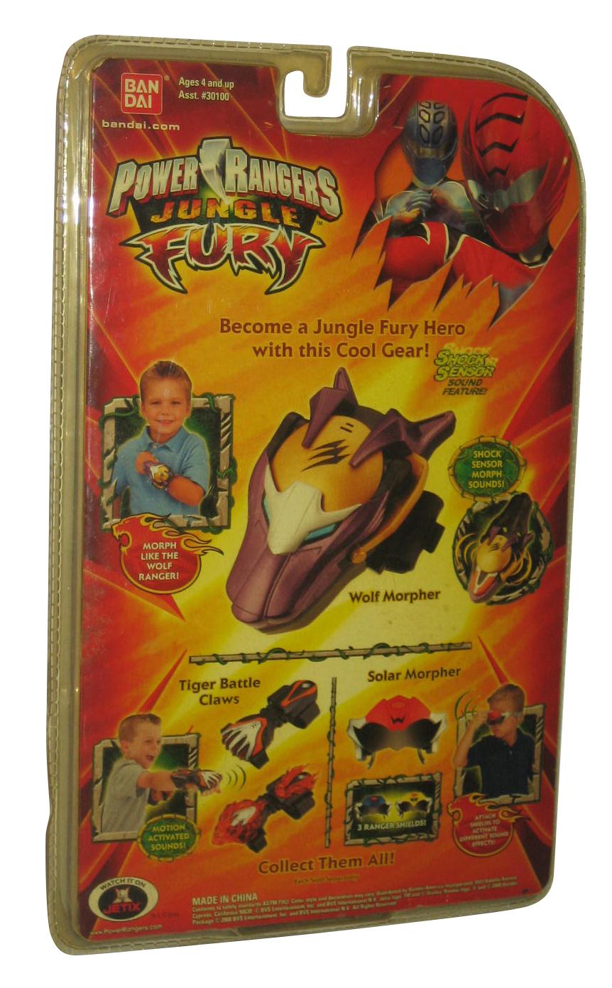Power Ranger Jungle Fury Wolf Purple Ranger Morpher Bandai Toy