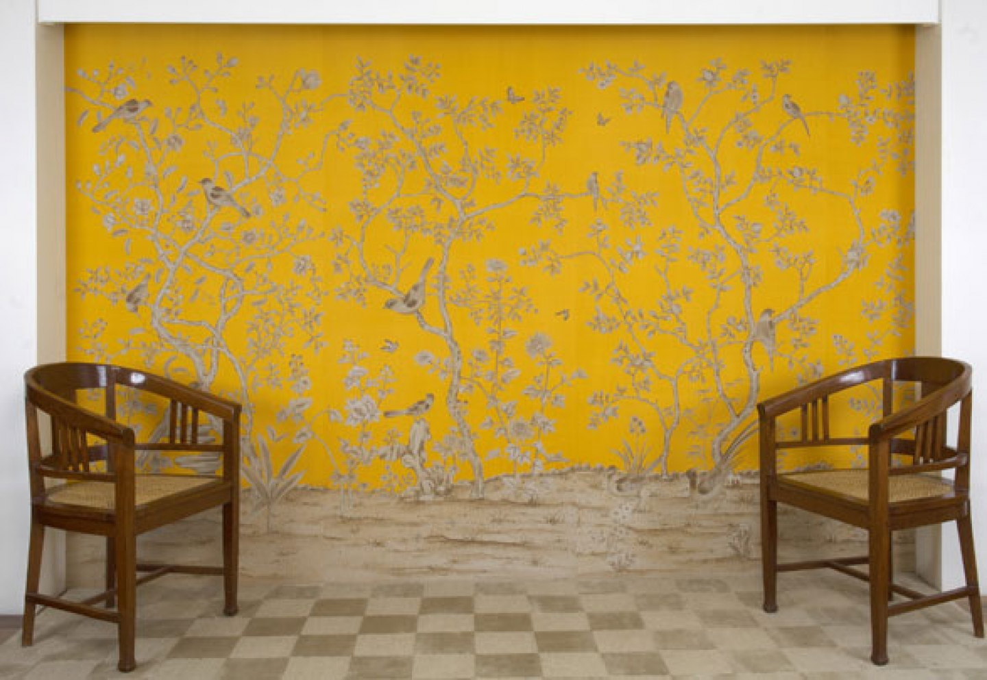 Interiordesignforhouses Wall Wallpaper Yellow
