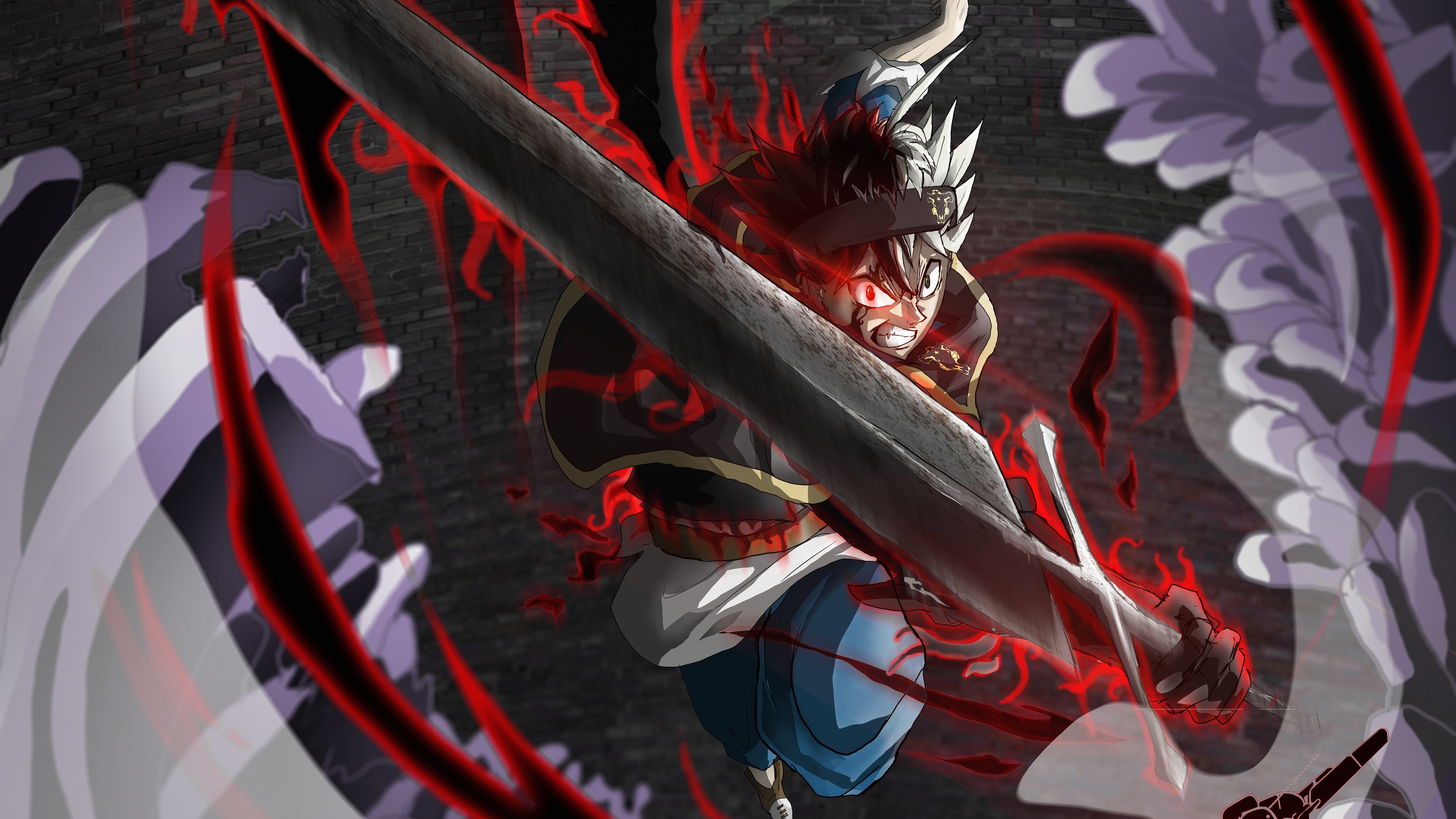 Asta Black Clover Wallpaper 4k Pc