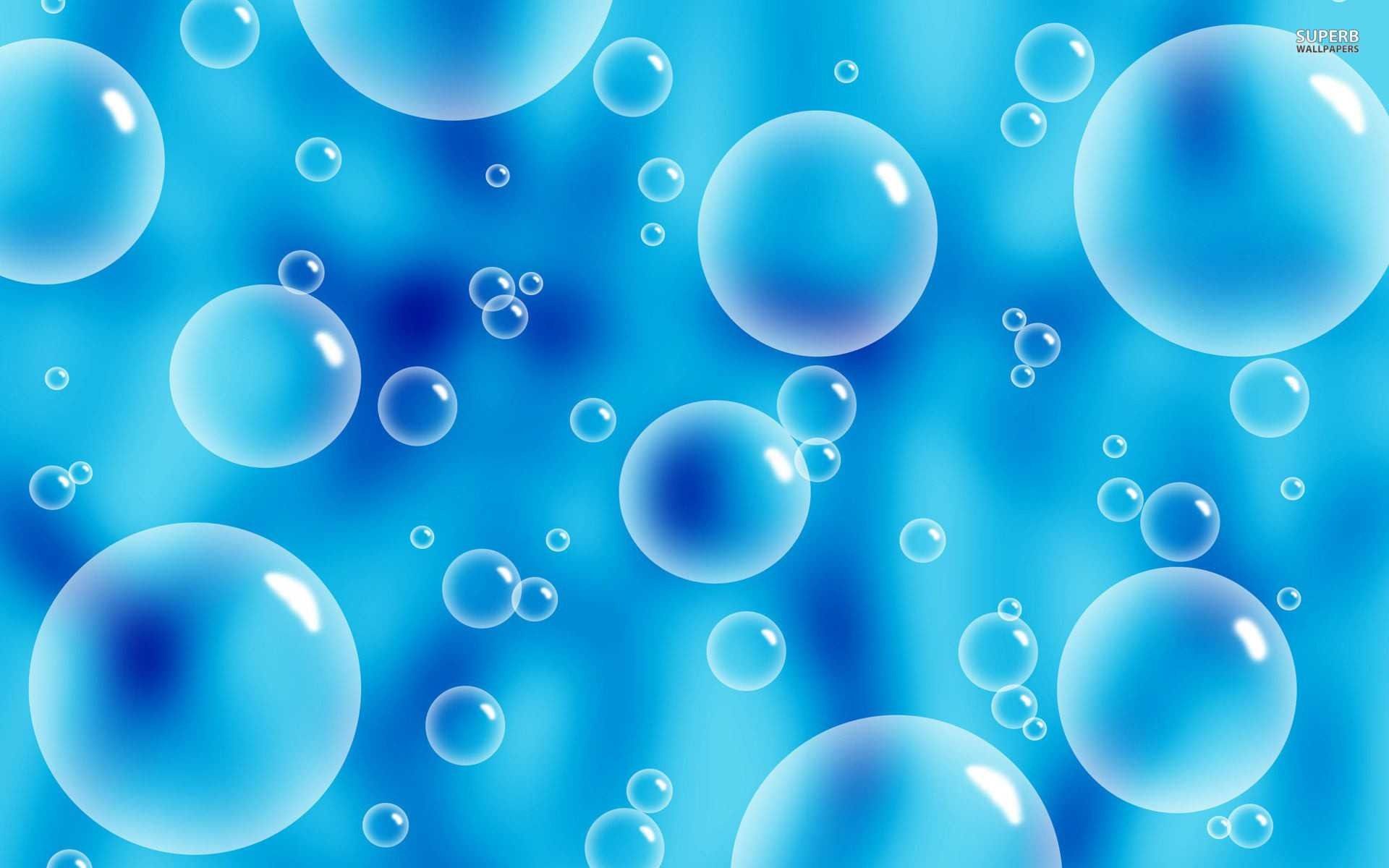 Bubbles Wallpaper Top Background