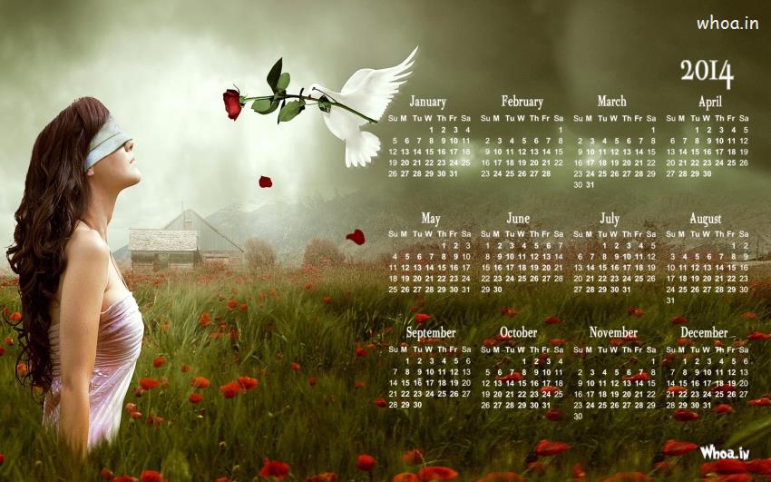 calendar 2014 natural wallpaper for desktopCalender 2014 Hd Wallpaper 850x531