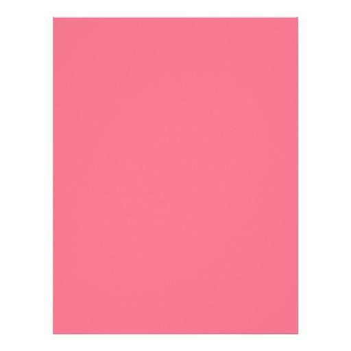 Coral Pink Light Background Elegant Color Letterhead Template