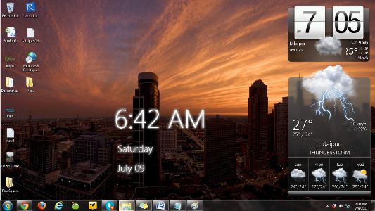 Windows Desktop Clock For