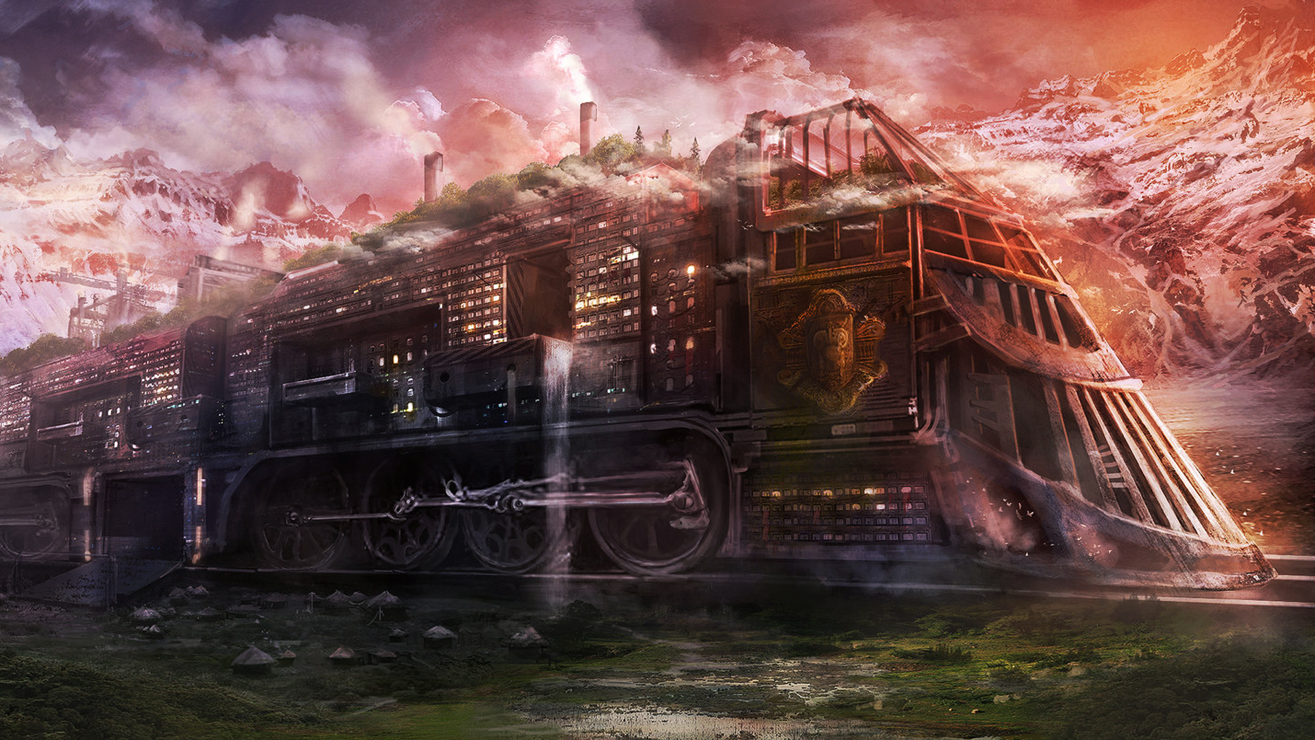 Wallpaper Ghost Train Town Pictures