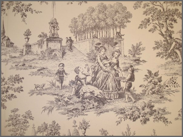 More Toile Wallpaper For Inspiration S Sake