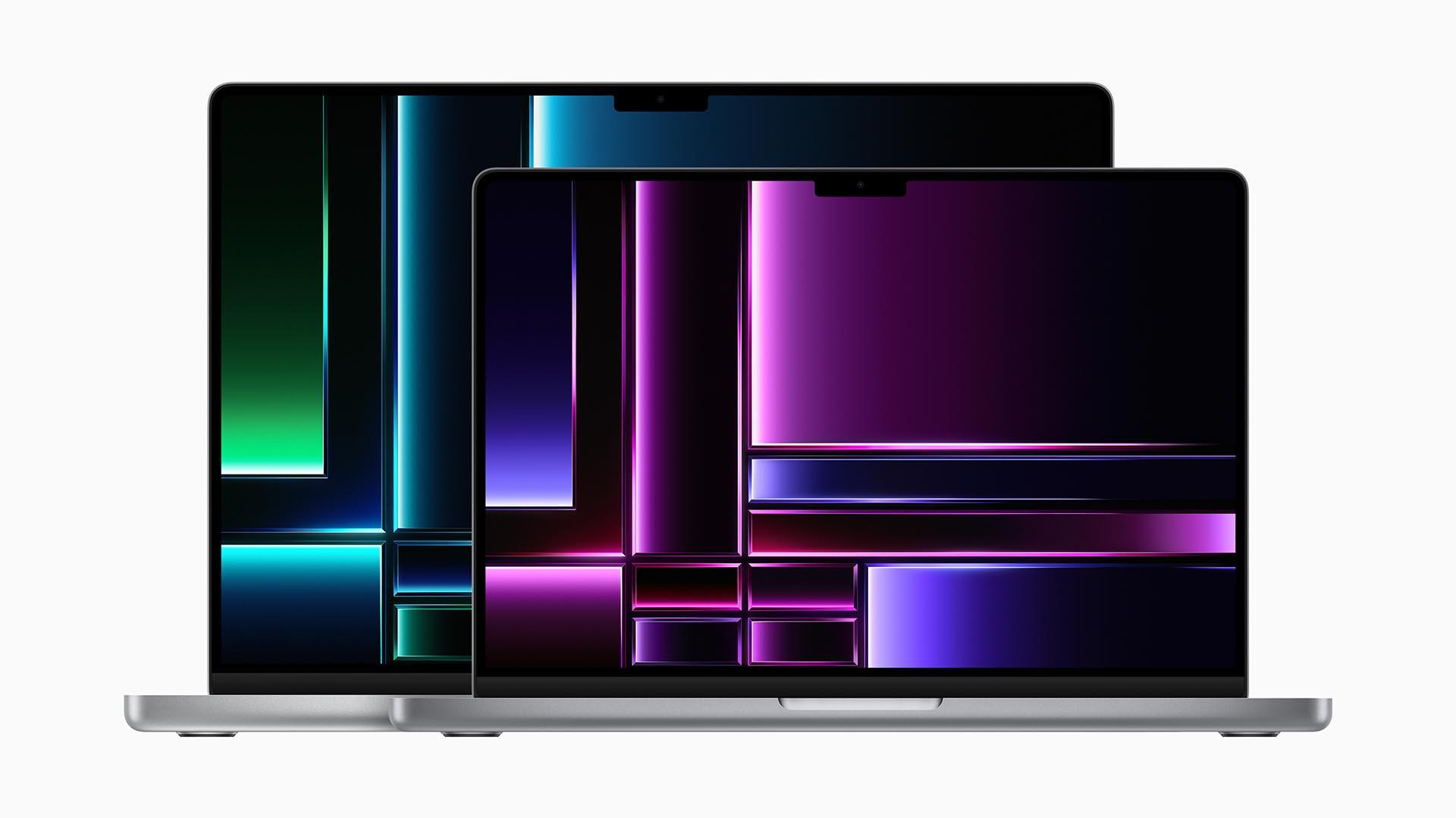 The New Macbook Pro Wallpaper In Green And Magenta Here