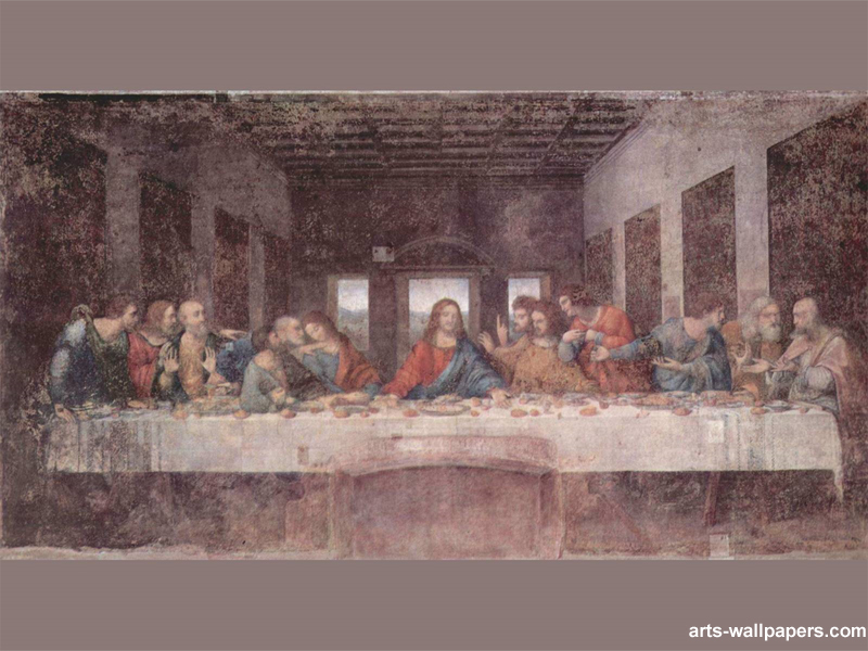 The Last Supper Da Vinci Leonardo Wallpaper
