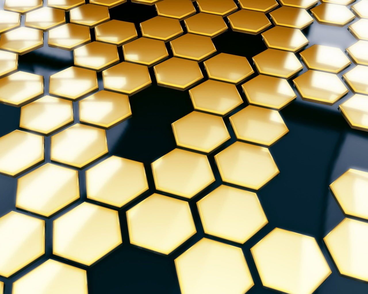 Gold Honeycomb Wallpaper On